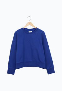 Second Hand Sweatshirt HEDI aus Bio-Baumwolle - Deep Blue - XS