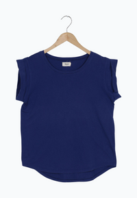 Second Hand T-Shirt CAPRI aus Bio-Baumwolle - Estate Blue - M