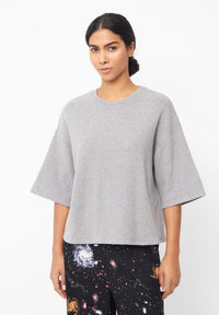 Givn Berlin Sweater SELMA aus recycelter Baumwolle Sweater Stone Grey