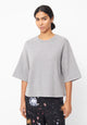 Givn Berlin Sweater SELMA aus recycelter Baumwolle Sweater Stone Grey