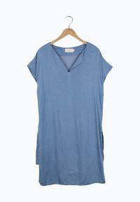 Second Hand Kleid LAURA aus Lyocell - Light Blue (Lyocell) - L