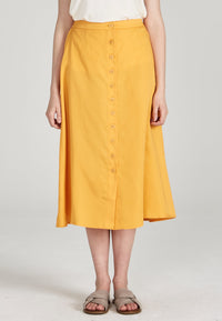 Second hand midi skirt TILDA made from TENCEL™ Lyocell - Mango Orange (Tencel) - S