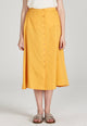 Second hand midi skirt TILDA made from TENCEL™ Lyocell - Mango Orange (Tencel) - S