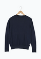 Second Hand Strickpullover GBCOSMO regular aus Bio-Baumwolle - Midnight Blue - S