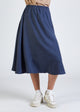 Givn Berlin Midirock VANA aus TENCEL™ Lyocell Skirt Light Blue (Tencel)