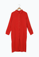 Second Hand Hemdblusenkleid MERLE aus TENCEL™ Lyocell - Lava Red (Tencel) - XL