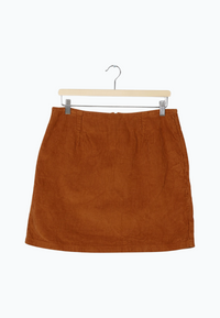 Second Hand Cordrock GEORGIA aus Bio-Baumwolle - Toffee Brown (Cord) - N/A - L