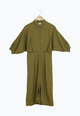 Second Hand Blusenkleid NATALIA aus TENCEL™ Lyocell - Olive Oil (Tencel) - Olive Oil - S