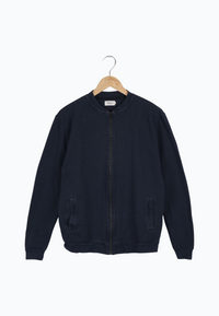 Second hand CARTER blouson made from organic cotton - Midnight Blue (Structure) - S