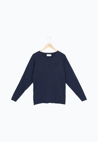 Second Hand Sweater STAN aus recycelter Baumwolle - Midnight Blue - N/A - M