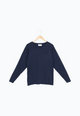 Second Hand Sweater STAN aus recycelter Baumwolle - Midnight Blue - N/A - M
