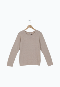 Second Hand Sweater GBLUCILLE aus recycelter Baumwolle - Light Beige - N/A - M