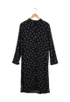 Second Hand Hemdblusenkleid MERLE aus LENZING™ ECOVERO™ - Black / Mint / Off White - XL