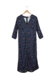 Second hand midi dress AMIRA from LENZING™ ECOVERO™ - Moroccan / Lime (Leo) - S - Moroccan / Lime (Leo) - S