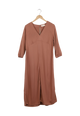 Second hand midi dress AMIRA from LENZING™ ECOVERO™ - Truffle Beige - S - Truffle Beige - S
