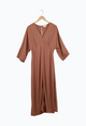 Second hand midi dress AMIRA from LENZING™ ECOVERO™ - Truffle Beige - S - Truffle Beige - S