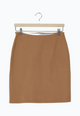 Second Hand Bleistiftrock NANE aus Bio-Baumwolle - Light Camel (Structure) - M