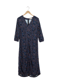 Second hand midi dress AMIRA from LENZING™ ECOVERO™ - Moroccan / Lime (Leo) - S - Moroccan / Lime (Leo) - S