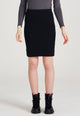 Second hand pencil skirt NANE made from organic cotton - Black (Structure) - XS