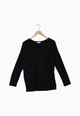 Second Hand Sweater JULES aus TENCEL™ Modal - Light Camel - Black - L
