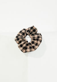 Givn Berlin Baumwoll Scrunchie GBSina Accessory Light Taupe / Black (Structure)