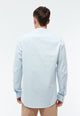 Givn Berlin Baumwollhemd GBWES mit Stehkragen Buttoned Shirt Ice Blue (Melange)