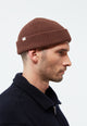 Givn Berlin Beanie GBCHRISTOF aus Bio-Baumwolle Beanie Burned Brown