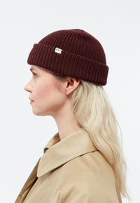 Givn Berlin Beanie GBCHRISTOF aus Bio-Baumwolle Beanie Wine Red