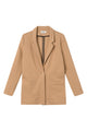 Givn Berlin Blazer NICOLE aus Bio-Baumwolle Blazer Light Camel (Structure)