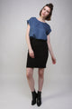 Givn Berlin Bleistiftrock NANE aus Baumwolle Skirt Black