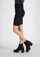 Givn Berlin Bleistiftrock NANE aus Bio-Baumwolle Skirt Black (Diagonal Stripes)