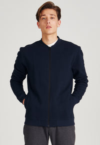 Givn Berlin Blouson CARTER aus Bio-Baumwolle Jacket Midnight Blue (Structure)