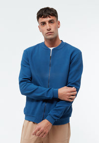 Givn Berlin Blouson CARTER aus Bio-Baumwolle Jacket Ocean Blue (Rib)