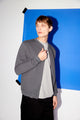 Givn Berlin Blouson CARTER aus Bio-Baumwolle Jacket Shadow Grey (Lines)