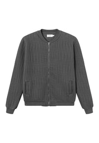 Givn Berlin Blouson CARTER aus Bio-Baumwolle Jacket Shadow Grey (Lines)