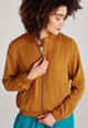 Blouson DEBBY aus TENCEL™ Lyocell - Rubber Brown (Tencel)