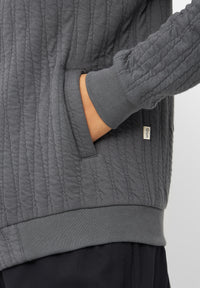 Givn Berlin Blouson ELLA aus Bio-Baumwolle Jacket Shadow Grey (Lines)