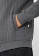Givn Berlin Blouson ELLA aus Bio-Baumwolle Jacket Shadow Grey (Lines)