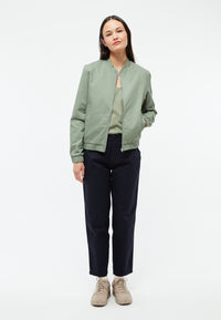 Givn Berlin Blouson GBESTRELLA aus fester Bio-Baumwolle Jacket Eucalyptus Green