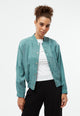 Givn Berlin Blousonjacke GBLORELLA relaxed aus TENCEL™ mit Peach-Effekt Jacket Graphite Green (Tencel)