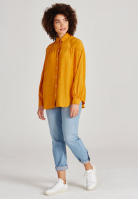 Givn Berlin Bluse CHIARA aus LENZING™ ECOVERO™ Blouse Pecan