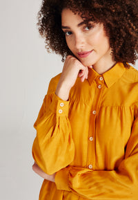 Givn Berlin Bluse CHIARA aus LENZING™ ECOVERO™ Blouse Pecan