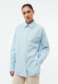 Givn Berlin Bluse GBCOSIMA loose Fit aus Bio-Baumwolle Blouse Ice Blue