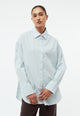 Givn Berlin Bluse GBCOSIMA loose Fit aus Bio-Baumwolle Blouse Light Blue
