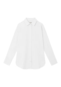 Givn Berlin Bluse GBCOSIMA loose Fit aus Bio-Baumwolle Blouse White