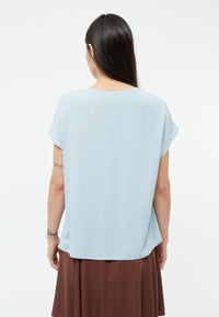 Givn Berlin Bluse GBFENNA aus LENZING™ ECOVERO™ Blouse Ice Water Blue