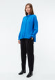 Givn Berlin Bluse GBIVA aus LENZING™ ECOVERO™ mit Stehkragen Blouse Electric Blue