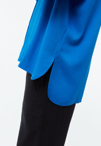 Givn Berlin Bluse GBIVA aus LENZING™ ECOVERO™ mit Stehkragen Blouse Electric Blue