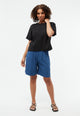 Givn Berlin Bluse GBPINA aus Leinen Blouse Black (Linen)
