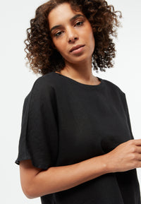 Givn Berlin Bluse GBPINA aus Leinen Blouse Black (Linen)